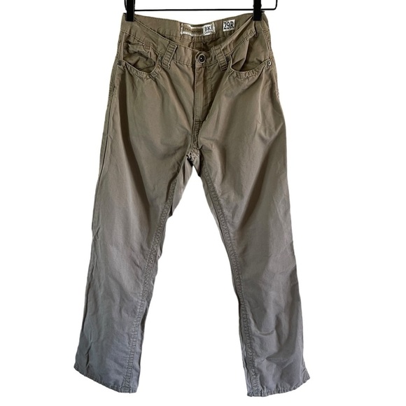 BKE Tyler Straight Casuals Khaki size 29 R 100 percent cotton - Picture 1 of 13